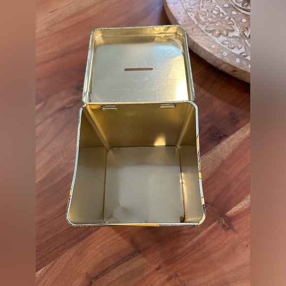 Vintage Monopoly Game Metal Piggy Bank Coin Box - Picture 6 of 7